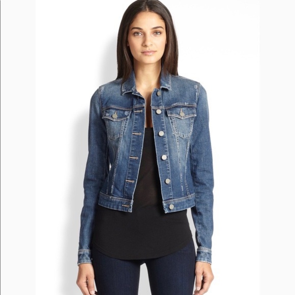 Paige Aveline denim jean jacket xs NWOT